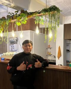 Students becoming cafe owner